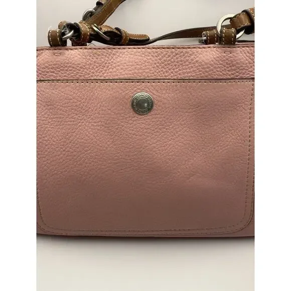 Vintage COACH CHELSEA F10892 Pebbled Leather Tote Shoulder Bag Handbag Rare Pink - Picture 2 of 14
